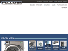 Tablet Screenshot of pellerinlaundry.com